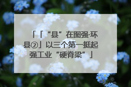 「“县”在图强·环县②」以三个第一挺起强工业“硬脊梁”
