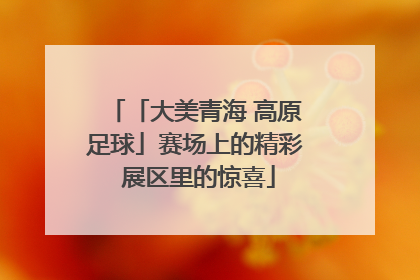 「大美青海 高原足球」赛场上的精彩 展区里的惊喜