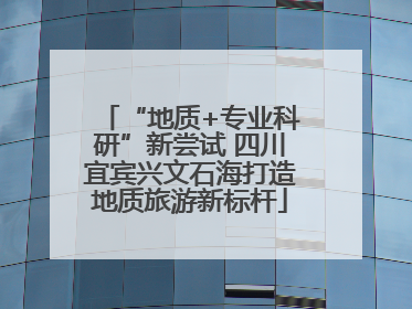 “地质+专业科研”新尝试 四川宜宾兴文石海打造地质旅游新标杆