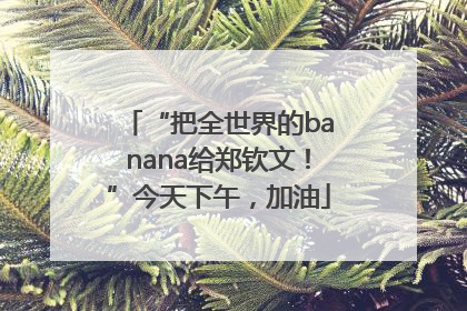 “把全世界的banana给郑钦文！”今天下午，加油