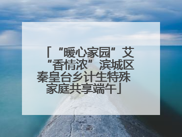 “暖心家园”艾“香情浓”滨城区秦皇台乡计生特殊家庭共享端午