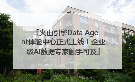 火山引擎Data Agent体验中心正式上线！企业级AI数据专家触手可及