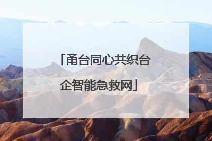 甬台同心共织台企智能急救网