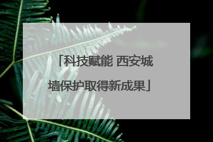 科技赋能 西安城墙保护取得新成果