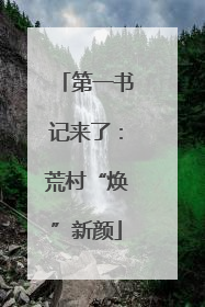 第一书记来了：荒村“焕”新颜