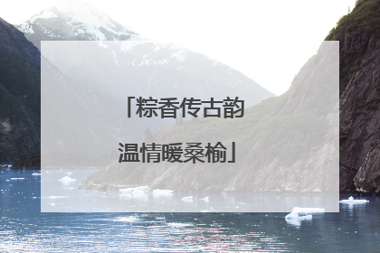 粽香传古韵 温情暖桑榆