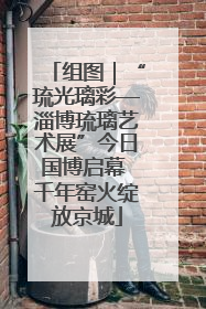 组图｜“琉光璃彩—淄博琉璃艺术展”今日国博启幕 千年窑火绽放京城