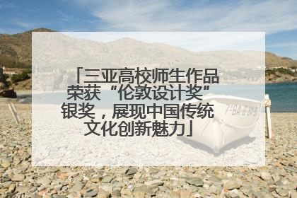 三亚高校师生作品荣获“伦敦设计奖”银奖，展现中国传统文化创新魅力