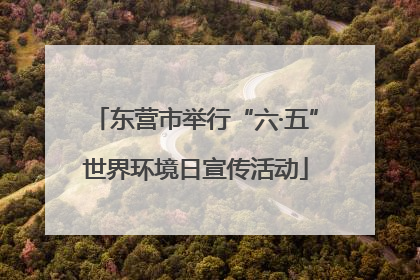东营市举行“六·五”世界环境日宣传活动