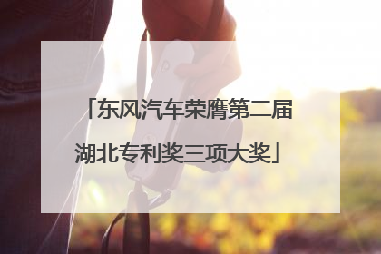 东风汽车荣膺第二届湖北专利奖三项大奖
