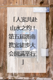 人宠共赴山水之约！第五届济南携宠徒步大会圆满举行