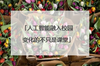 人工智能融入校园 变化的不只是课堂