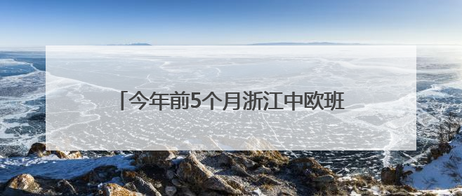 今年前5个月浙江中欧班列发运量同比增长约8%