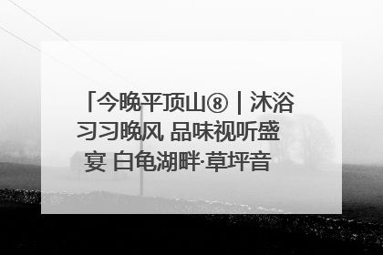 今晚平顶山⑧｜沐浴习习晚风 品味视听盛宴 白龟湖畔·草坪音乐会激情上演