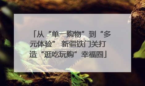 从“单一购物”到“多元体验” 新疆铁门关打造“逛吃玩购”幸福圈