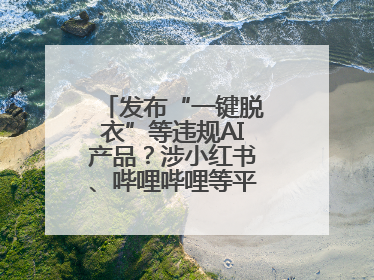 发布“一键脱衣”等违规AI产品？涉小红书、哔哩哔哩等平台！上海出手
