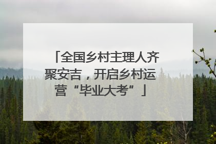全国乡村主理人齐聚安吉，开启乡村运营“毕业大考”