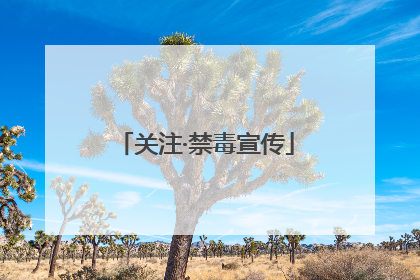 关注·禁毒宣传
