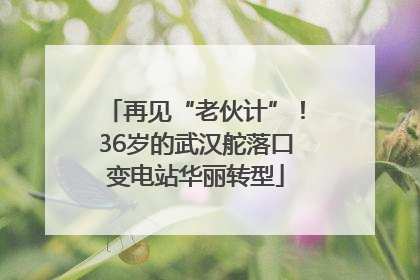 再见“老伙计”！36岁的武汉舵落口变电站华丽转型