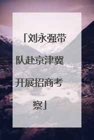 刘永强带队赴京津冀开展招商考察
