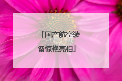 国产航空装备惊艳亮相