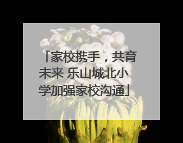 家校携手，共育未来 乐山城北小学加强家校沟通