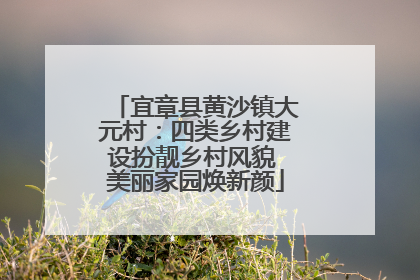 宜章县黄沙镇大元村：四类乡村建设扮靓乡村风貌 美丽家园焕新颜