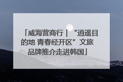 威海营商行｜“逍遥目的地 青春经开区”文旅品牌推介走进韩国