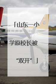 山东一小学原校长被“双开”