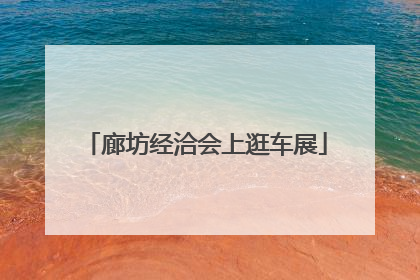 廊坊经洽会上逛车展