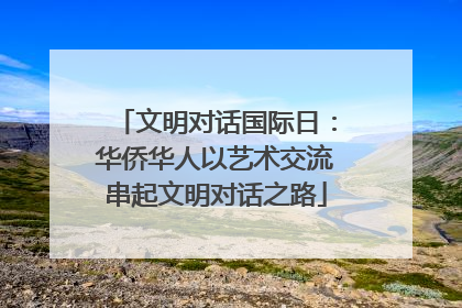 文明对话国际日：华侨华人以艺术交流串起文明对话之路