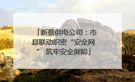 新蔡供电公司：市县联动织密“安全网” 筑牢安全屏障