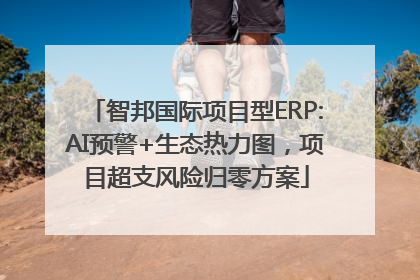 智邦国际项目型ERP:AI预警+生态热力图，项目超支风险归零方案