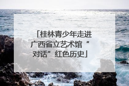 桂林青少年走进广西省立艺术馆“对话”红色历史
