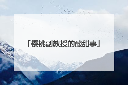 樱桃副教授的酸甜事