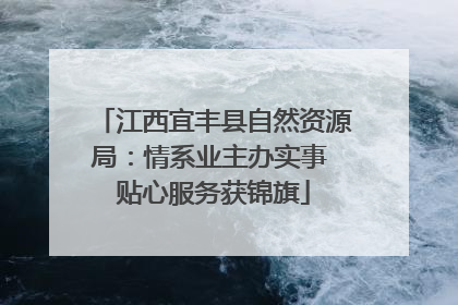 江西宜丰县自然资源局：情系业主办实事 贴心服务获锦旗