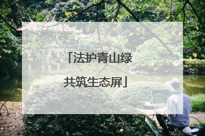 法护青山绿 共筑生态屏