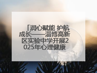 润心赋能 护航成长——淄博高新区实验中学开展2025年心理健康教育月系列活动