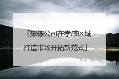 耀栋公司在孝感区域打造市场开拓新范式