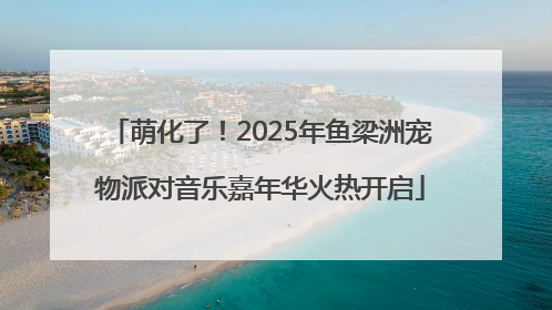 萌化了！2025年鱼梁洲宠物派对音乐嘉年华火热开启