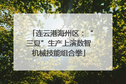 连云港海州区：“三夏”生产上演数智机械技能组合拳