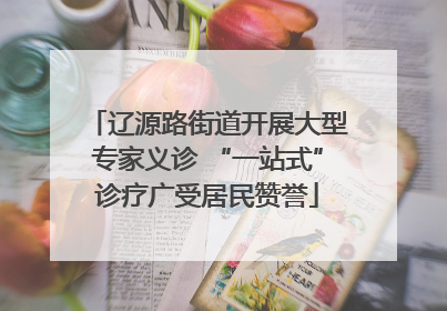辽源路街道开展大型专家义诊 “一站式”诊疗广受居民赞誉