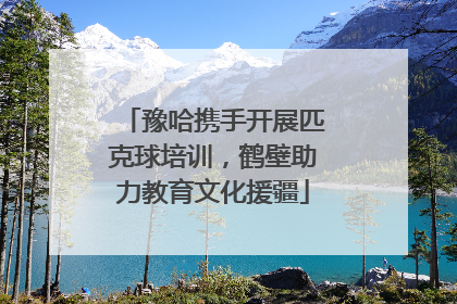 豫哈携手开展匹克球培训，鹤壁助力教育文化援疆