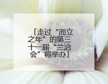 走过“而立之年”的第三十一届“兰洽会”将举办