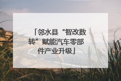 邻水县“智改数转”赋能汽车零部件产业升级