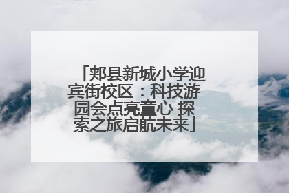 郏县新城小学迎宾街校区：科技游园会点亮童心 探索之旅启航未来