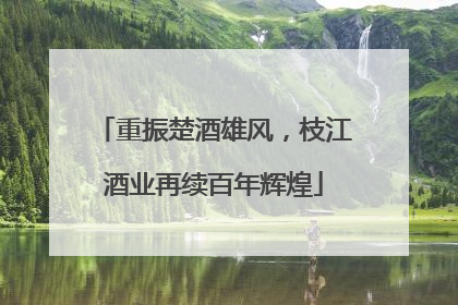 重振楚酒雄风，枝江酒业再续百年辉煌
