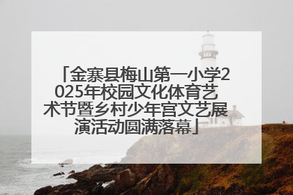 金寨县梅山第一小学2025年校园文化体育艺术节暨乡村少年宫文艺展演活动圆满落幕