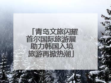 青岛文旅闪耀首尔国际旅游展 助力韩国入境旅游再掀热潮