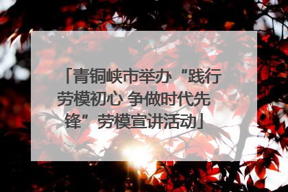 青铜峡市举办“践行劳模初心 争做时代先锋”劳模宣讲活动